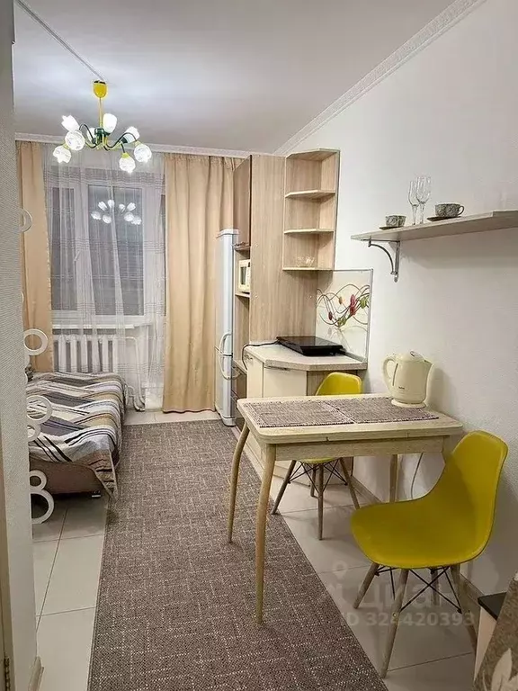 Студия Тюменская область, Тюмень ул. Александра Логунова, 3 (16.6 м) - Фото 2