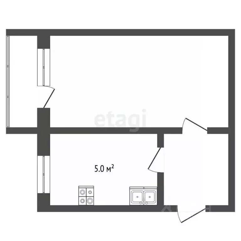 1-к кв. Ярославская область, Рыбинск ул. Кулибина, 2 (29.1 м) - Фото 2