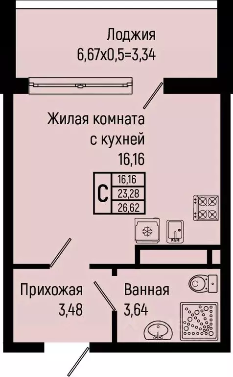 Студия Краснодарский край, Туапсинский муниципальный округ, с. ... - Фото 1