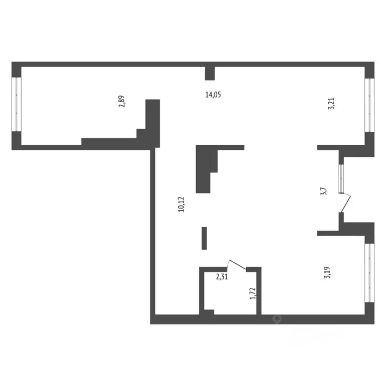 Помещение свободного назначения в Тюменская область, Тюмень ул. ... - Фото 2