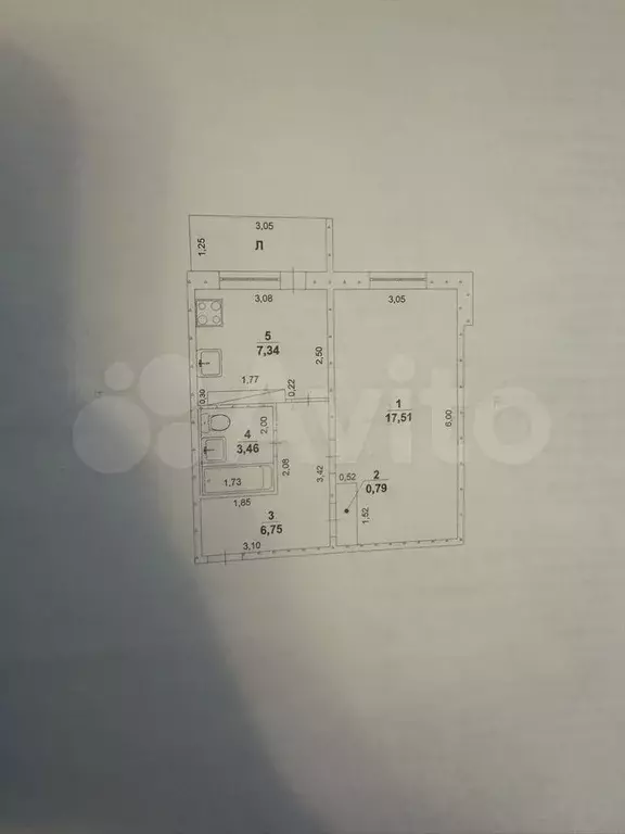 1-к. квартира, 36 м, 2/9 эт. - Фото 0