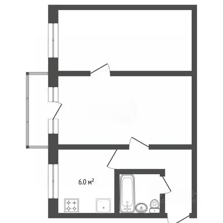 2-к кв. Ярославская область, Ярославль Автозаводская ул., 95 (44.6 м) - Фото 2