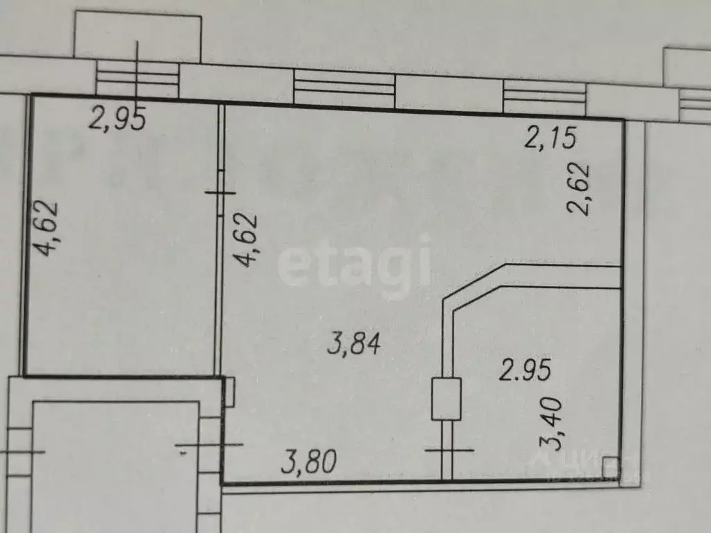 2-к кв. Кемеровская область, Новокузнецк ул. Кутузова, 8 (57.0 м) - Фото 2