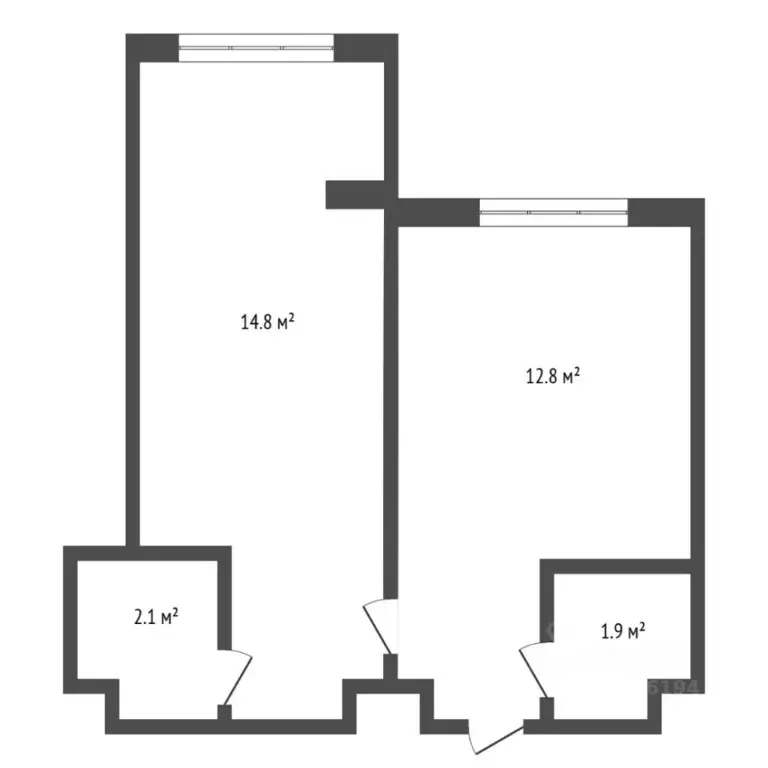 1-к кв. Тюменская область, Тюмень ул. Мельникайте, 113 (28.3 м) - Фото 2