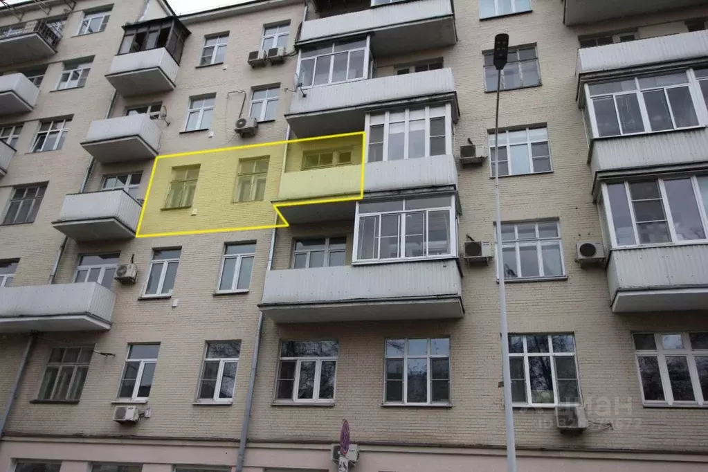 Свободной планировки кв. Москва Покровский бул., 14/5 (42.7 м) - Фото 2