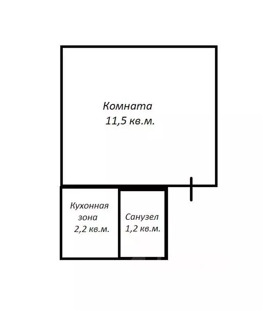 Студия Татарстан, Казань ул. Батыршина, 23 (15.0 м) - Фото 1