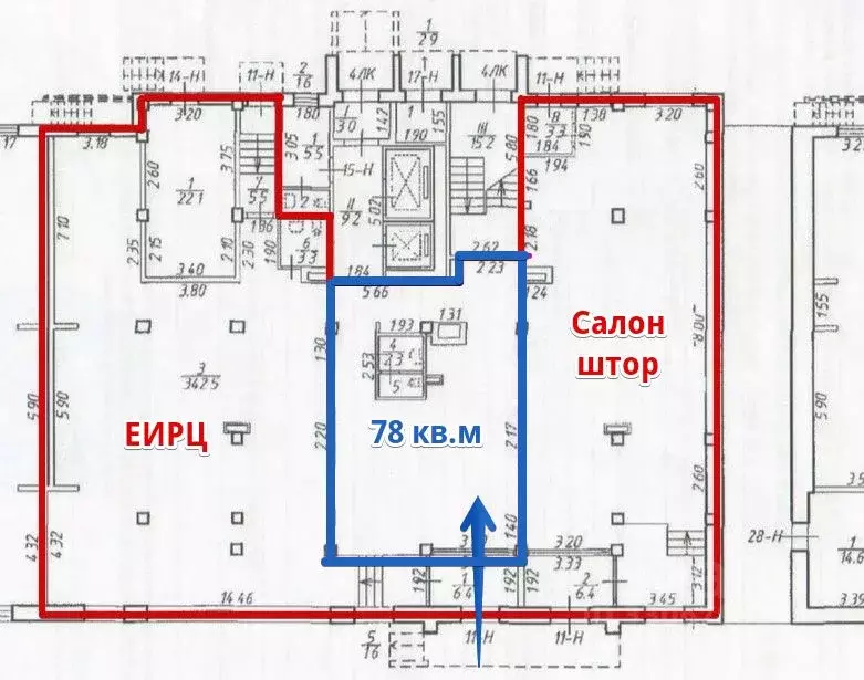 Торговая площадь в Санкт-Петербург просп. Маршала Жукова, 41 (78 м) - Фото 2