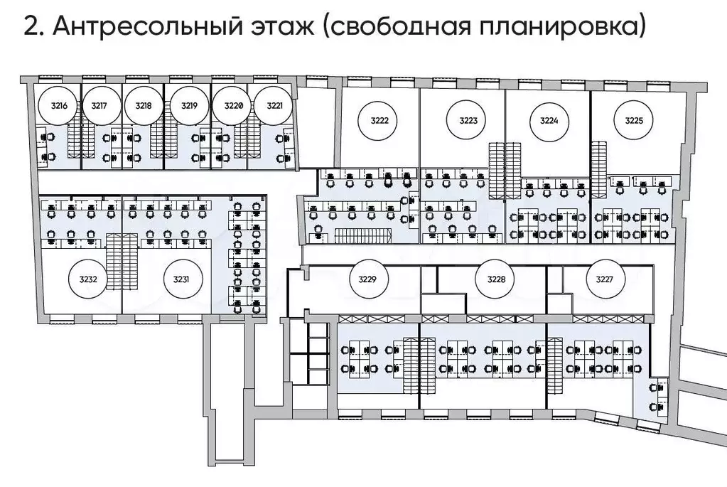 Офис с Антресолью в WhiteBox - 86.6 м - Фото 0