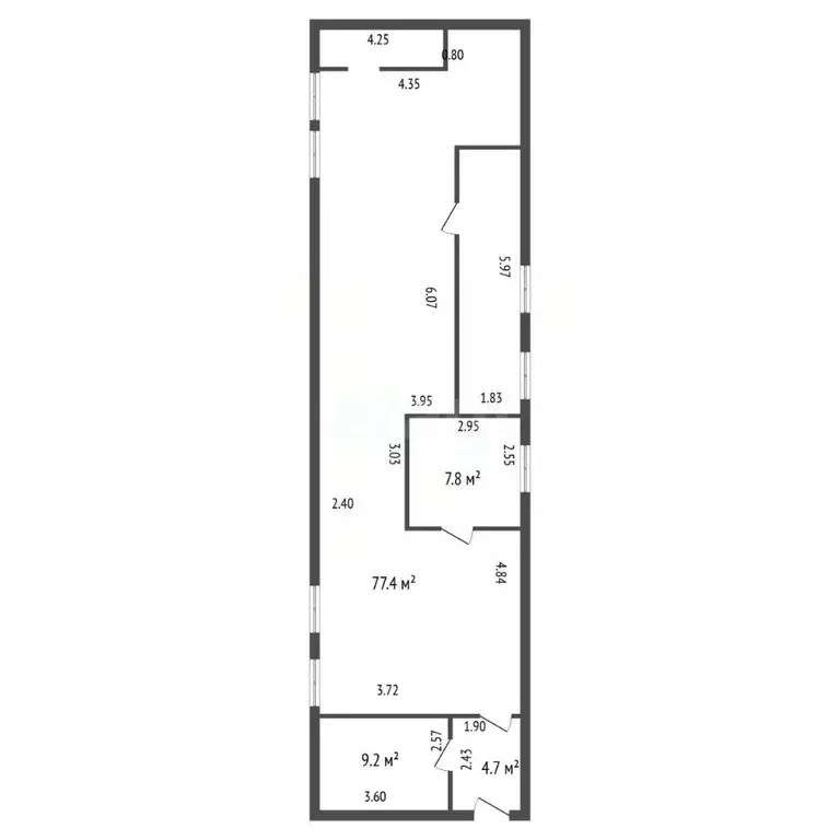 Торговая площадь в Санкт-Петербург просп. Металлистов, 19/30 (150 м) - Фото 1