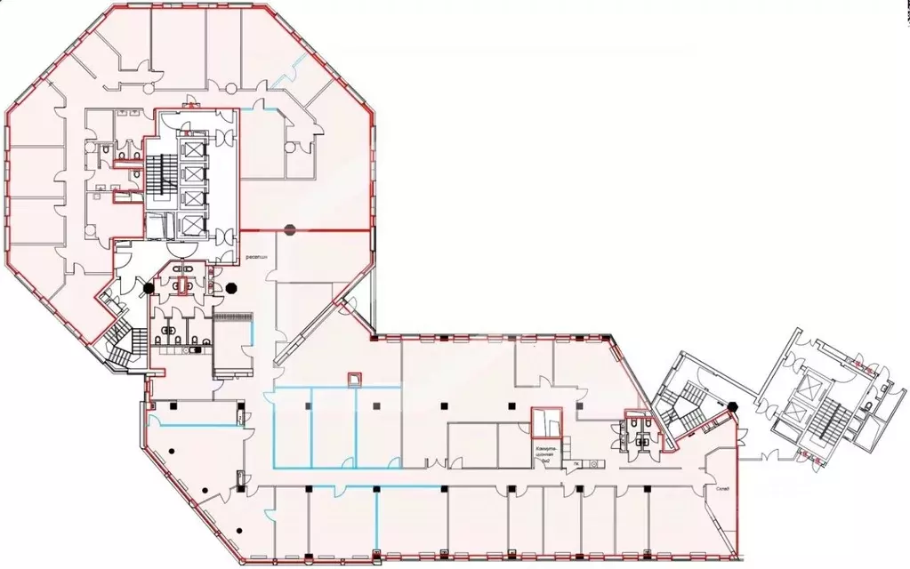 Помещение свободного назначения в Москва Космодамианская наб., 52С1 ... - Фото 2