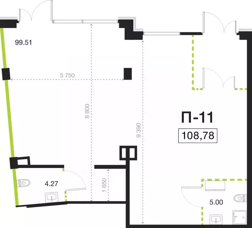 Помещение свободного назначения в Санкт-Петербург Легенда ... - Фото 1