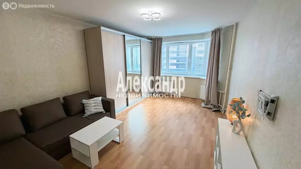 1-комнатная квартира: посёлок Парголово, Заречная улица, 45к1 (42.05 ... - Фото 2