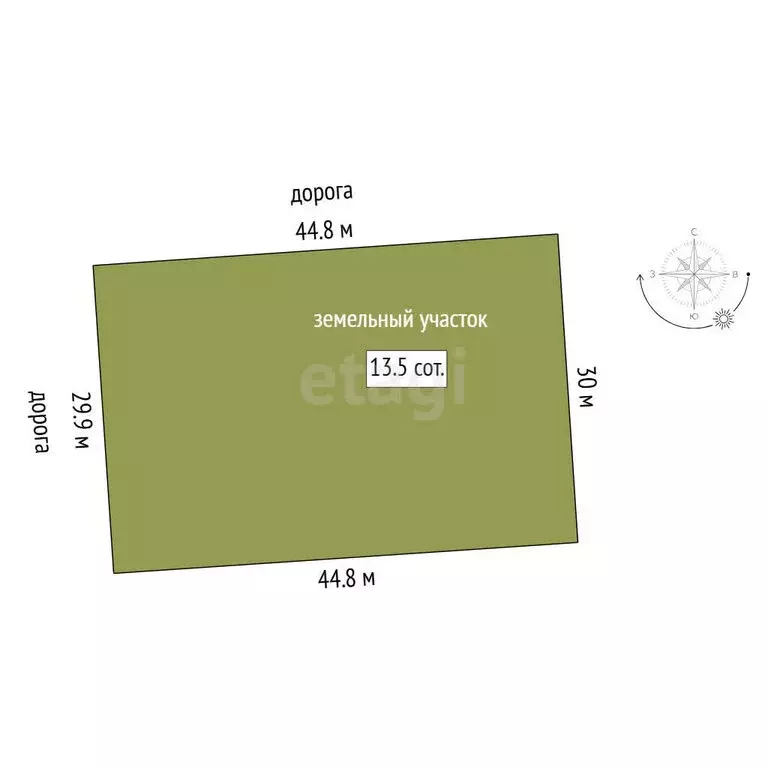 Участок в Тюменский муниципальный округ, деревня Ушакова, Праздничная ... - Фото 1