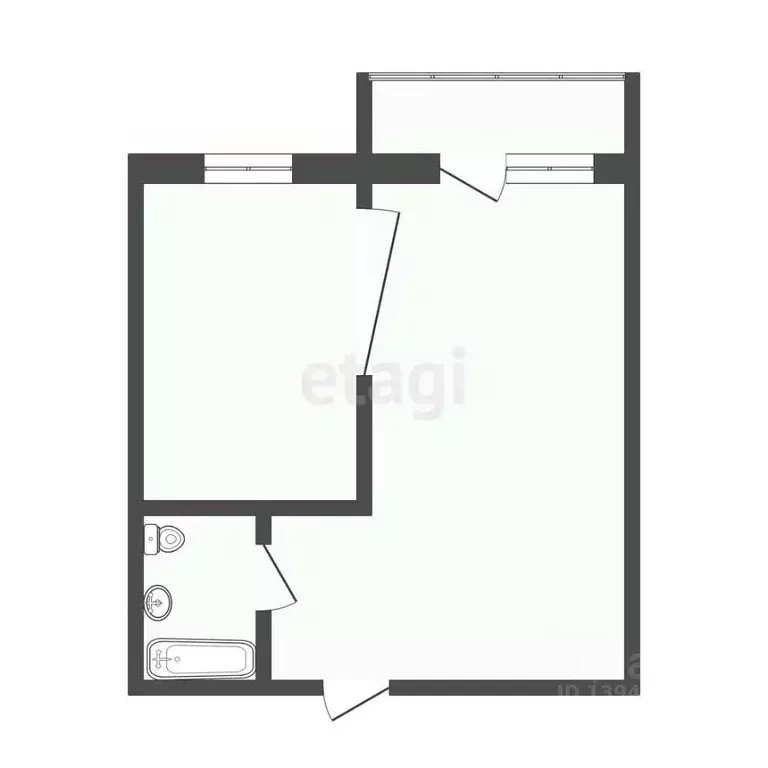 1-к кв. Бурятия, Улан-Удэ 140Б мкр, 1 (36.7 м) - Фото 1