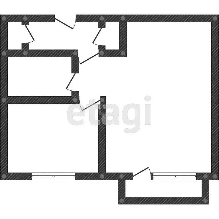 1-комнатная квартира: Нижний Тагил, Газетная улица, 15 (31.9 м) - Фото 1