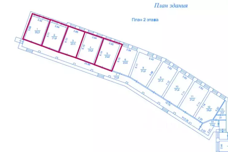 Офис в Томская область, Томск Мокрушинский мкр, ул. Мокрушина, 1Б (24 ... - Фото 2