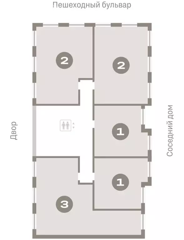 2-комнатная квартира: Новосибирский район, рабочий посёлок Краснообск, ... - Фото 1