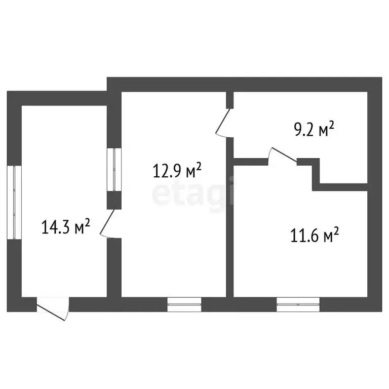 Дом в село Бабяково, Берёзовая улица (42 м) - Фото 1