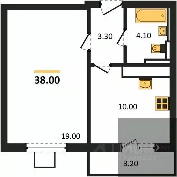 1-к кв. Воронежская область, Воронеж ул. Загоровского, 5/4 (38.0 м) - Фото 0