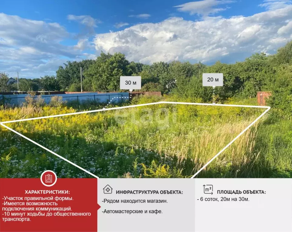 Участок в Брянская область, Брянский район, Снежское с/пос, пос. ... - Фото 1