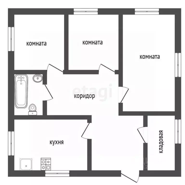 Дом в Воронежская область, Верхнехавский район, Углянское с/пос, пос. ... - Фото 1