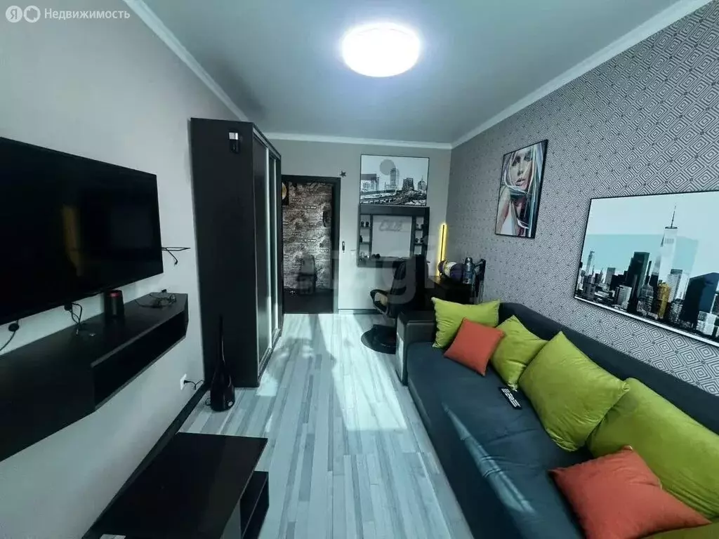 1-комнатная квартира: аул Новая Адыгея, улица Тургеневское шоссе, ... - Фото 2