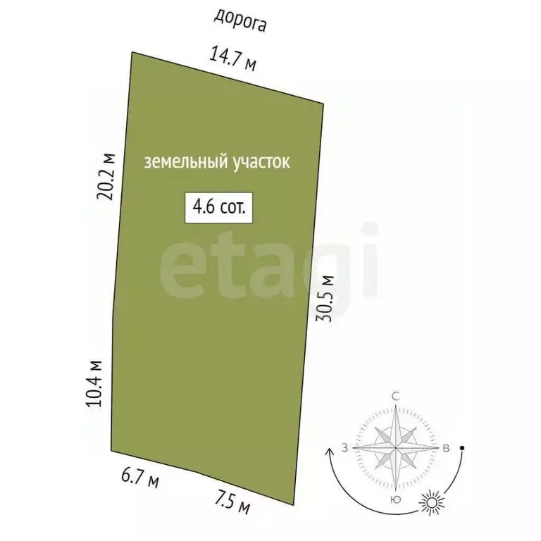 Участок в Мордовия, Саранск Зеленый Друг СНТ,  (4.6 сот.) - Фото 2
