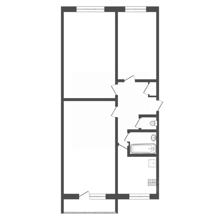 3-к кв. Тульская область, Тула просп. Ленина, 143Б (64.2 м) - Фото 1