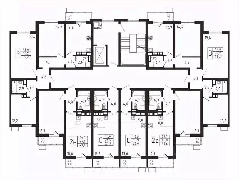 2-к кв. Московская область, Мытищи городской округ, д. Пирогово ... - Фото 1