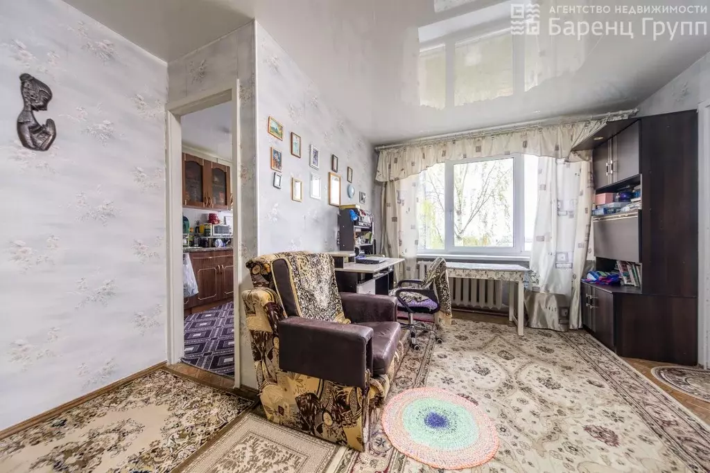 2-к кв. Карелия, Петрозаводск Балтийская ул., 1А (45.4 м) - Фото 2