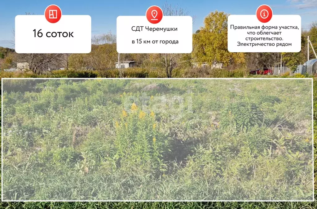 Участок в Хабаровский край, Хабаровский район, с. Краснореченское, ... - Фото 2