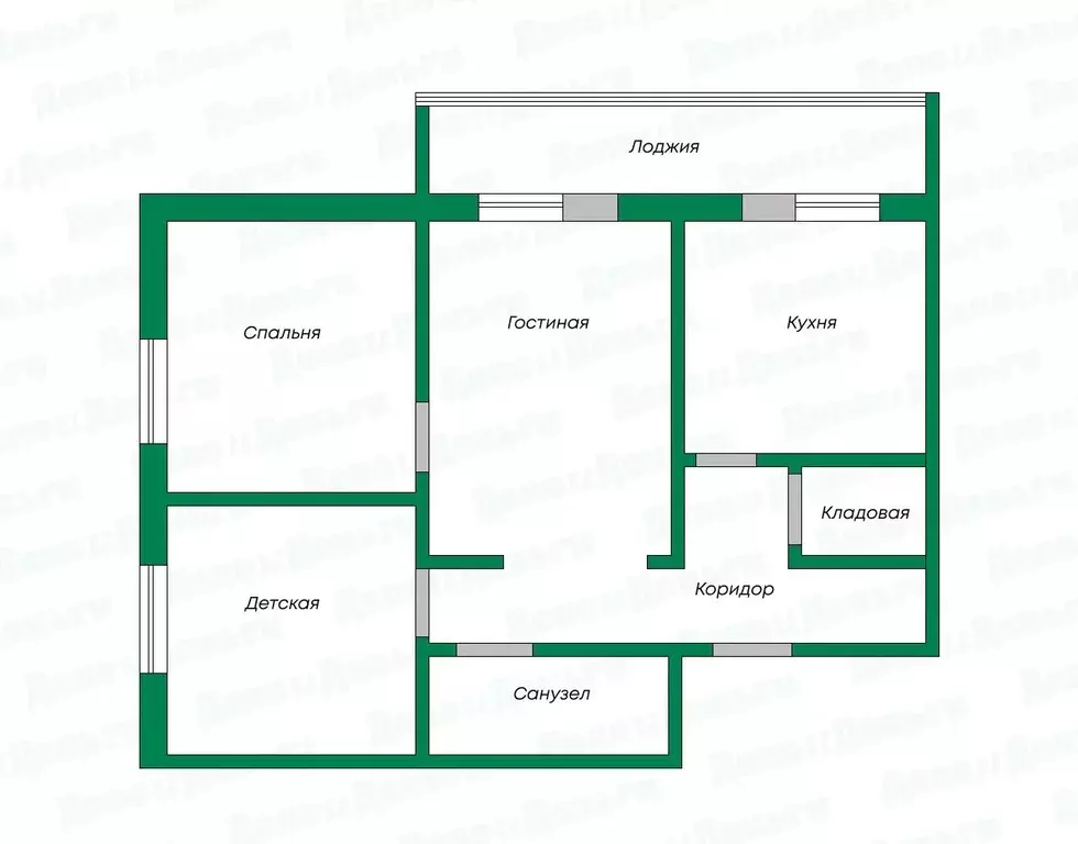 3-к кв. Кировская область, Киров Московская ул., 211 (70.0 м) - Фото 1