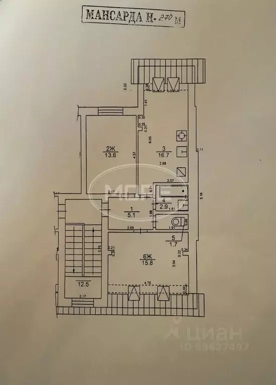 2-к кв. Калининградская область, Зеленоградск Звездная ул., 6 (55.6 м) - Фото 2