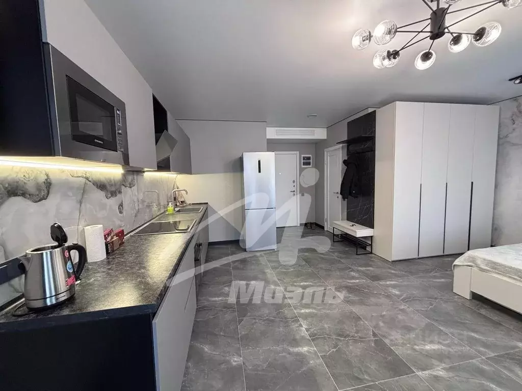 Студия Москва ул. Летчика Осканова, 6 (34.0 м) - Фото 1