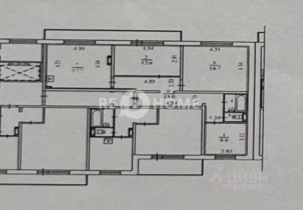 3-к кв. Пермский край, д. Кондратово ул. Артемьевская, 1 (76.3 м) - Фото 2