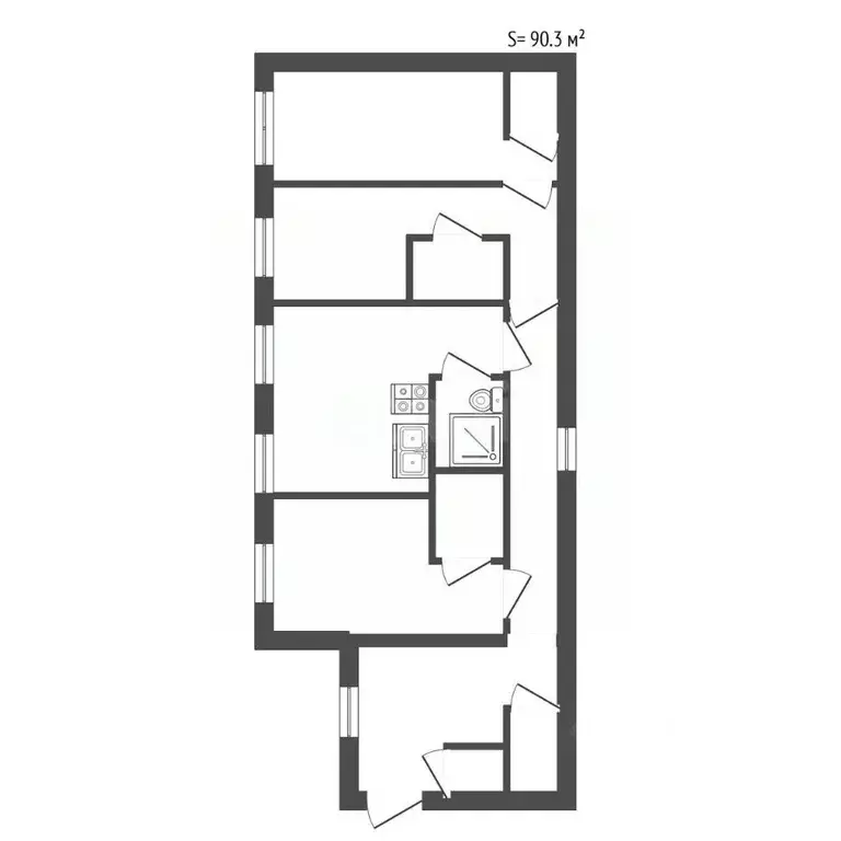 4-к кв. Санкт-Петербург наб. Канала Грибоедова, 12 (90.3 м) - Фото 2