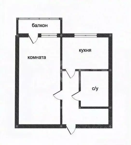 1-к кв. Костромская область, Кострома Индустриальная ул., 12 (33.9 м) - Фото 2