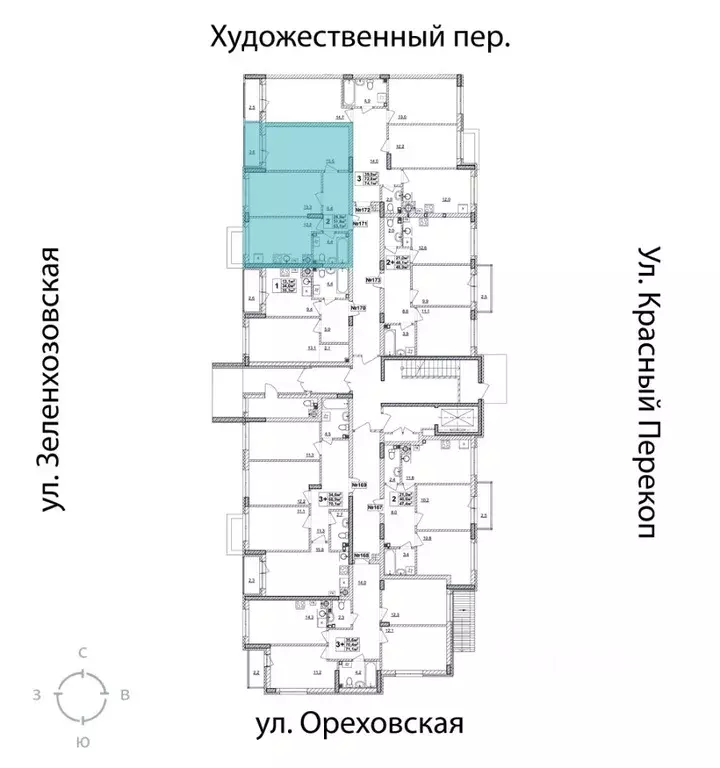 2-к кв. Нижегородская область, Нижний Новгород Смородина жилой ... - Фото 2