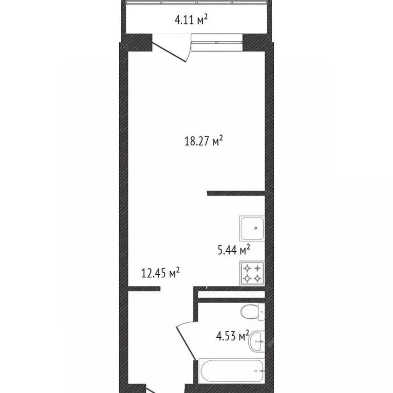 Студия Крым, Ялта муниципальный округ, Отрадное пгт спуск Морской, 3 ... - Фото 2