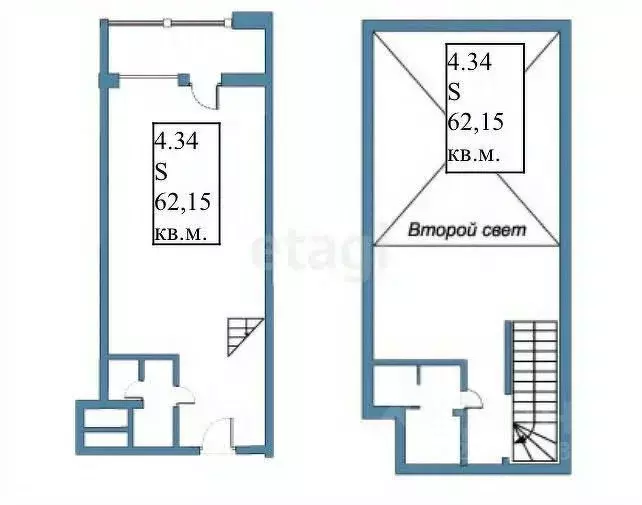 2-к кв. Калининградская область, Светлогорск бул. Морской, 17к6 (62.15 ... - Фото 1