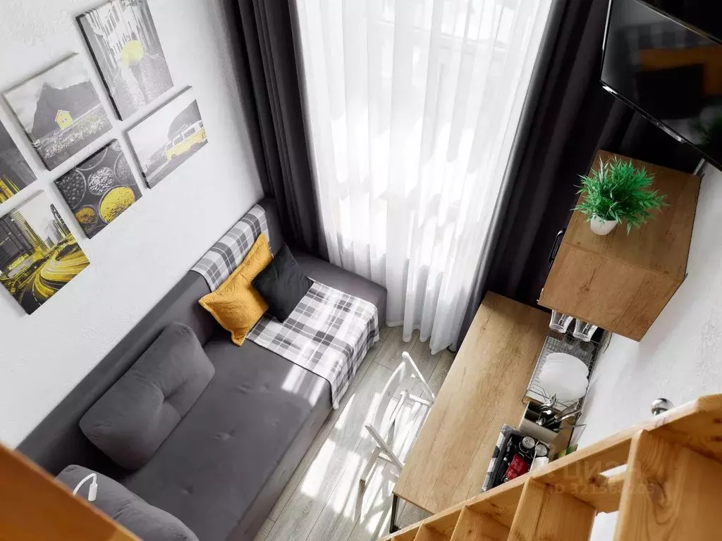 1-к кв. Татарстан, Казань ул. Гаяза Исхаки, 15 (14.0 м) - Фото 1