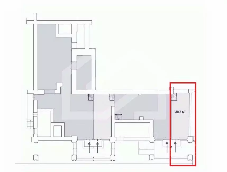 Помещение свободного назначения в Москва Долгоруковская ул., 40 (28 м) - Фото 2