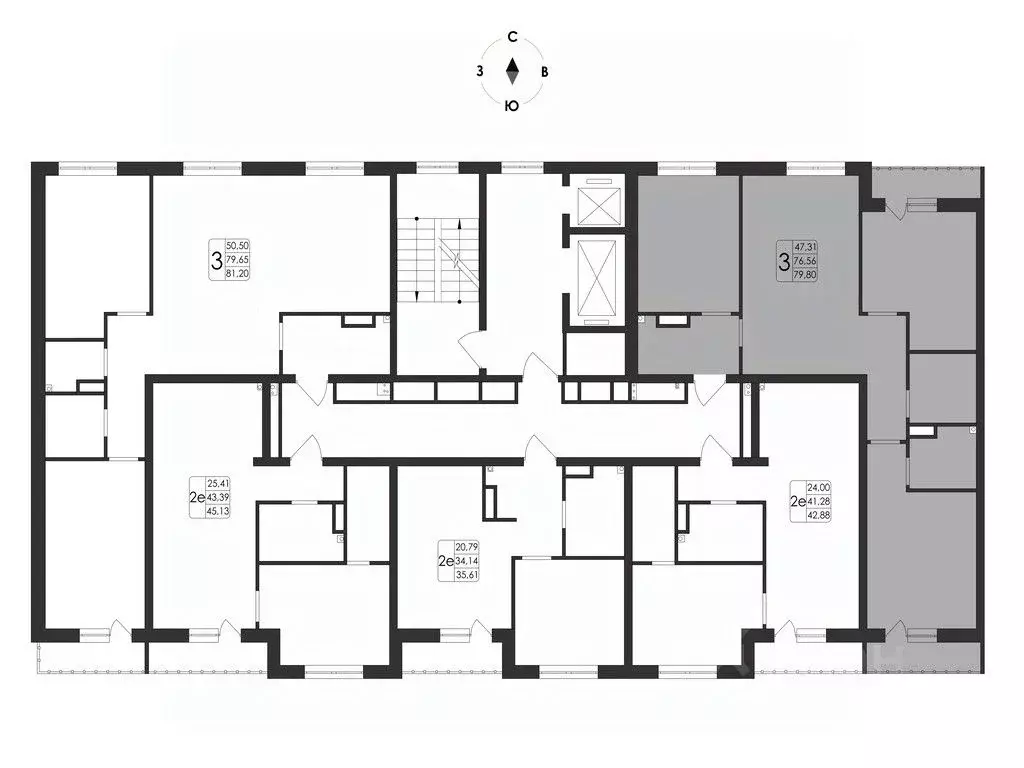 3-к кв. Воронежская область, Воронеж Первое Мая мкр, Май жилой ... - Фото 2