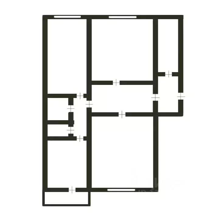 3-к кв. Новосибирская область, Новосибирск ул. Зеленая Горка, 13 (90.0 ... - Фото 2