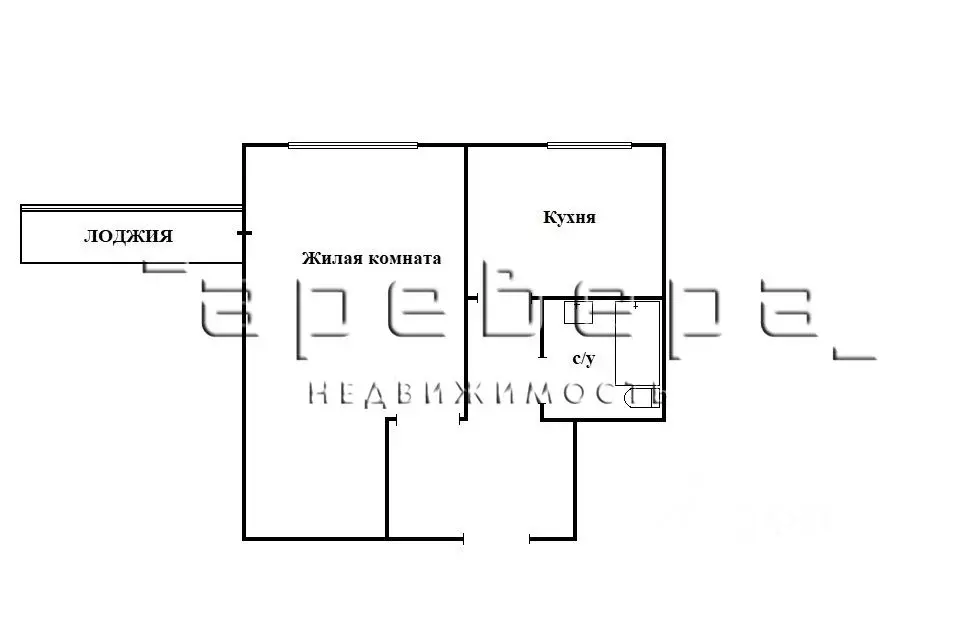 1-к кв. Красноярский край, Красноярск ул. Ленина, 153/39 (33.3 м) - Фото 1