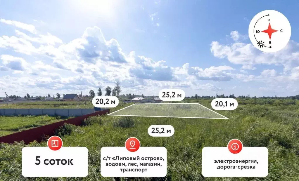 Участок в Тюменская область, Тюмень Садовое товарищество Липовый ... - Фото 0
