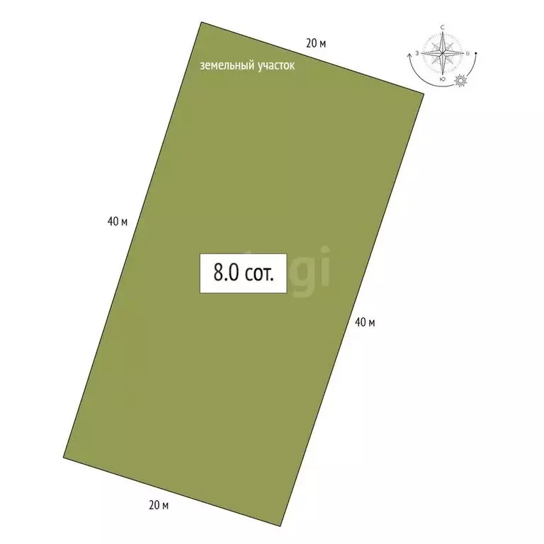 Участок в Новосибирский район, Криводановский сельсовет, село Марусино ... - Фото 1