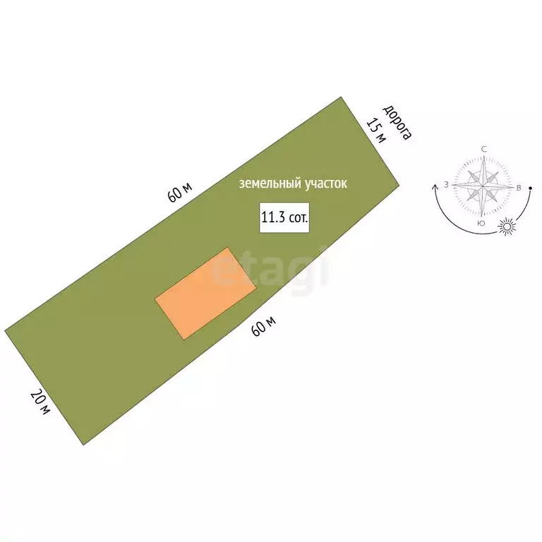 Дом в село Бишмунча, улица Чапаева (73.6 м) - Фото 1