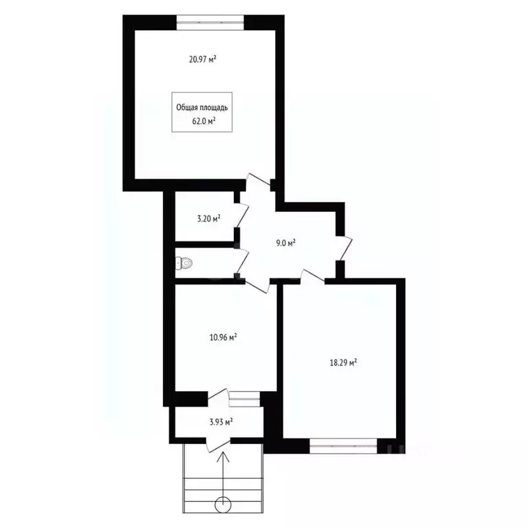Офис в Новосибирская область, Бердск ул. Рогачева, 20А (62 м) - Фото 2