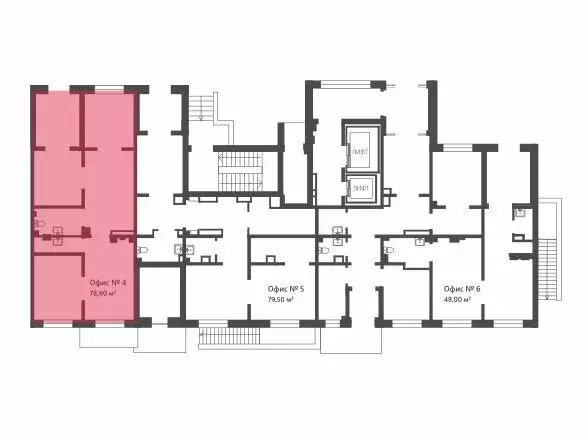 Офис (78.2 м) - Фото 2